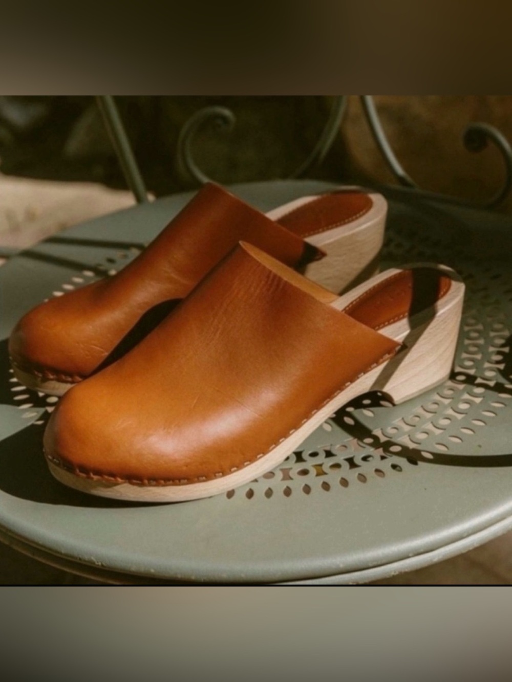 Doen Anouk Clogs in Cognac